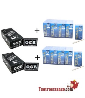 2 OCB Premium DV 70mm + 2 Filter rizla 5,7mm