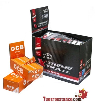 2 OCB Orange 70mm + X-trem Filters 6mm LONG