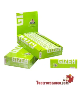 2 x Gizeh Super Fine 1 1/4 Papier 78mm - 25 Broschüren