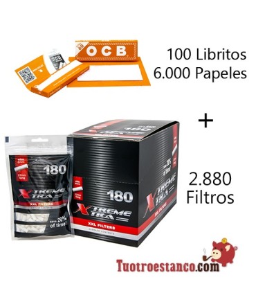 2 OCB Filtros Laranja 70mm + X-trem 6mm LONG