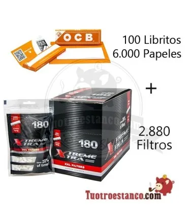 2 x OCB Orange 70mm + X-treme Filter 6mm LANG