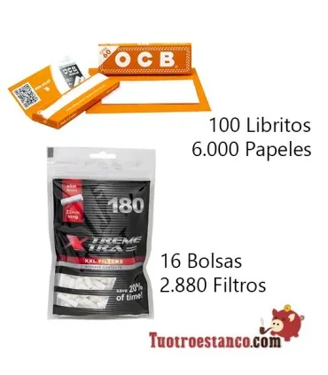 2 x OCB Orange 70mm + X-treme Filter 6mm LANG