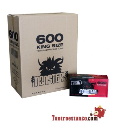 Monster 600 King Size Tubes - 20 scatole da 600 tubi (Cassetto)