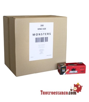 Monster 200 Long Filter Tubes - 50 boxes of 200 tubes (Drawer)