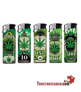 Isqueiro Eletrónico Weed Dollar