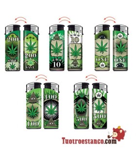 Briquet électronique à dòlar d’herbe