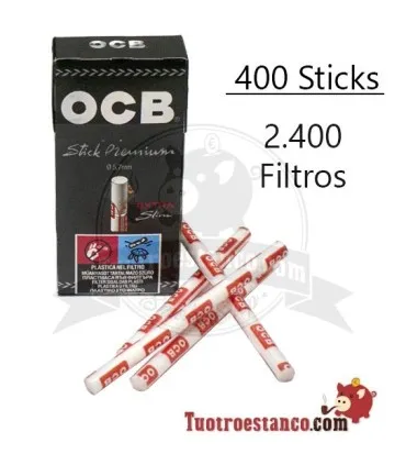 Pre-cut OCB Filters of 5.7 mm - 20 Boxes of 120 Filters