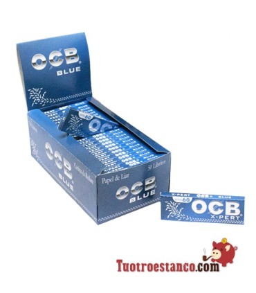 Papier OCB Bleu X-pert, 70 mm - 50 livrets