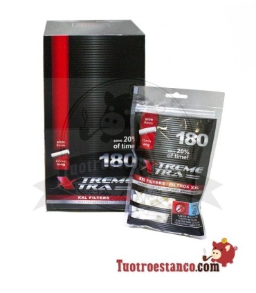 X-Trem Xtra Filters 6 mm Lengths - 16 sachets of 180 filters