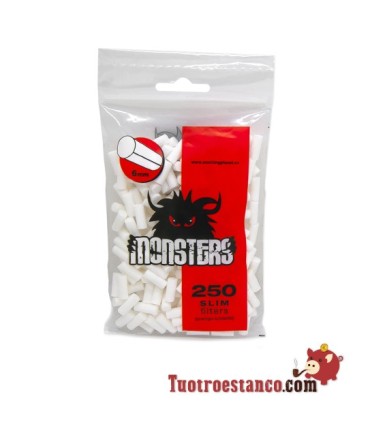 Filtros Monster 6mm - 18 sachês de 250 filtros