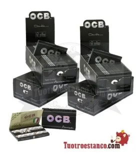 4 OCB Premium Doppelfenster-Vitrinen 70mm – 100 Broschüren