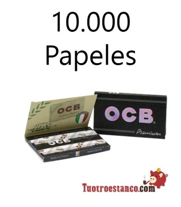 4 Estuches OCB Premium Doble Ventana 70mm - 100 libritos