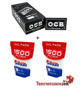 OCB Premium Doppia Finestra 70mm + 2 Filtri SD 6mm