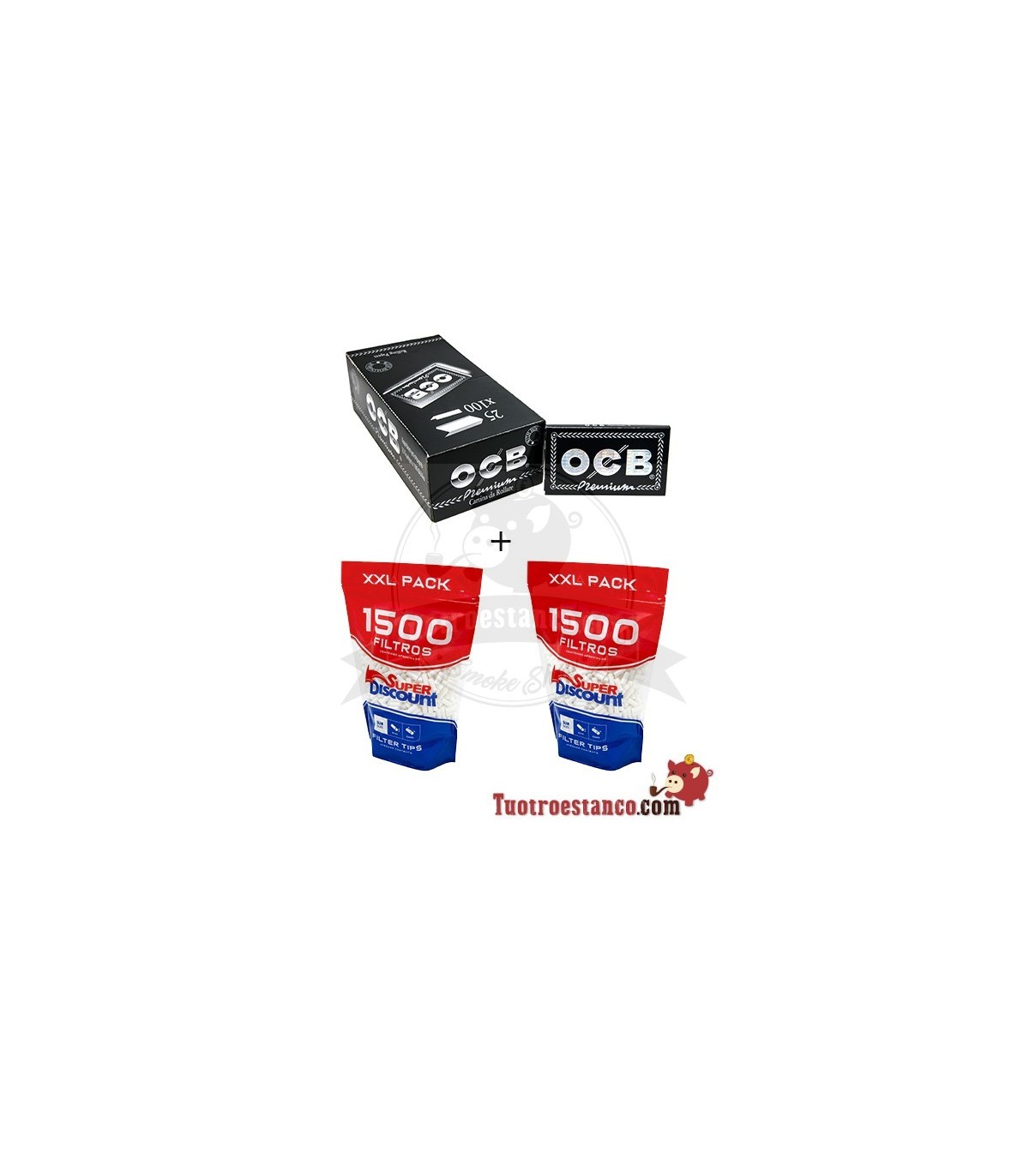 2.500 CARTINE OCB Doppia Finestra 70mm + 3.000 Filtri 6mm EUR 33,00 - ES