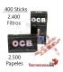 OCB Doppelfenster + Vorgeschnittene Ocb-Filter 5,7 mm