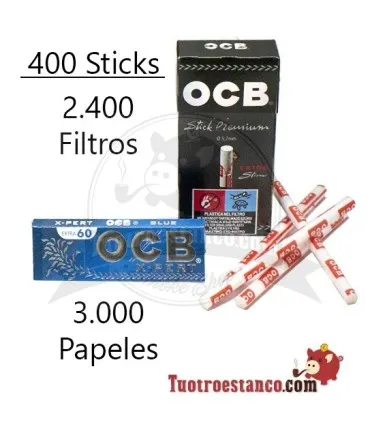 OCB X-pert Blue 70mm + Vorgeschnittene OCB-Filter 5,7mm