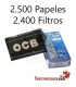 OCB Doppelfenster 70 mm + vorgefertigte RIZLA-Filter 5,7 mm