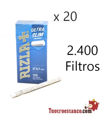 OCB Double Window 70mm + Pre-cut RIZLA Filters 5.7mm