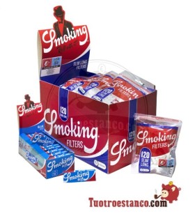 Smoking Blu 70mm + Filtri Smoking 6mm LUNGHI