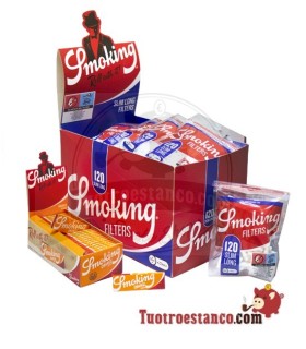 Smoking Arancione 70mm + Filtri Smoking 6mm LUNGHI