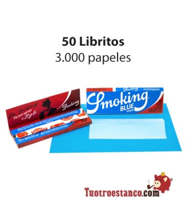 Smoking Blau 70mm + Filter Smoking 6mm LANG