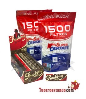 Smoking Marrone 70mm + Filtri SD 6mm