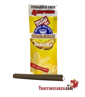 Royal Blunt chanvre papier papier saveur banane 4u