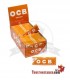 Papel OCB laranja 70 mm - 50 livretos