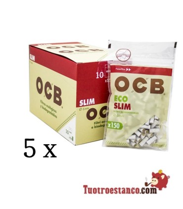 6mm Organic OCB Filters - 50 sachets of 150 filters