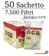 6mm Organic OCB Filters - 50 sachets of 150 filters