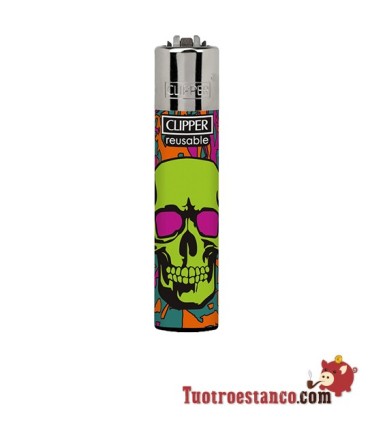 Clipper Colorful Skulls