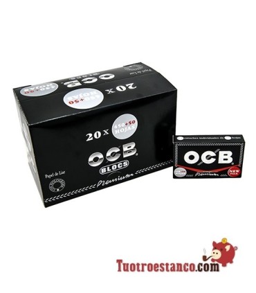 20 Bloc OCB Premium 500 de 78 mm