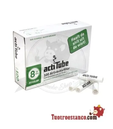 Promotion 5 + 1 Actitube carbon filters 600 units 8mm