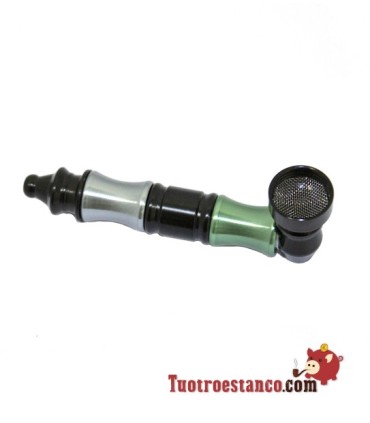 Pipa High Champ de metal tricolor 8,5 cm