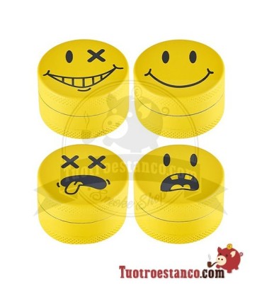 Champ Yellow Face Metal Grinder 2 parti da 40 mm