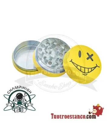 Champ Yellow Face Metal Grinder 3 parti da 40 mm