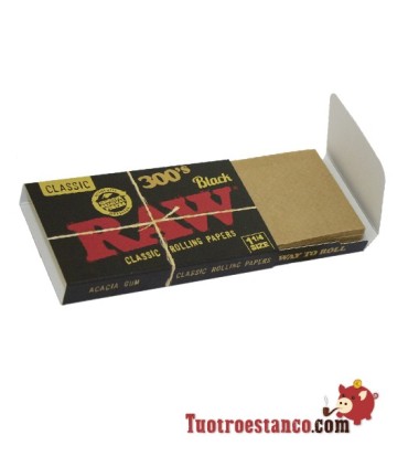 Papel RAW 300 Black de 78 mm