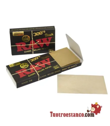 78mm 300 papier noir RAW