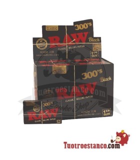 RAW Zwarte 300 78 mm Papieren Hoes - 40 Boekjes