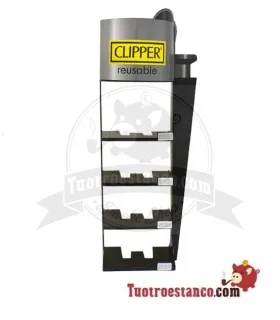 Affichage clipper en forme de briquet, Black EMPTY