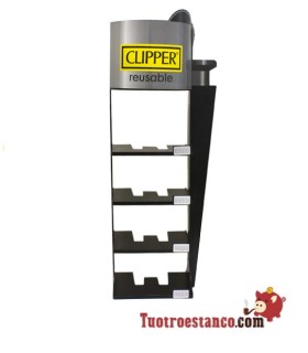 Expositor Clipper en forma de mechero Black VACÍO