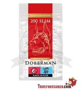 Doberman schlanke 6-mm-Filter mit 200 Filtern