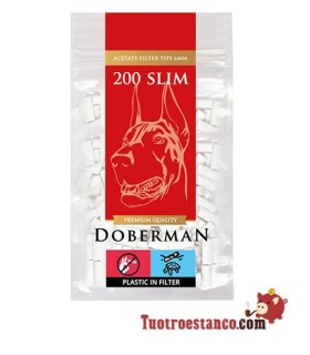 Filtros Doberman slim 6 mm 200 filtros