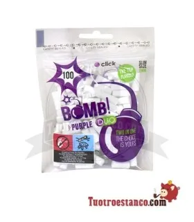 Fresh Bomb 6 mm Purple Filters with Click 100 filters