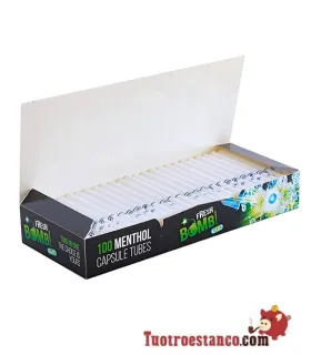 Tubes Fresh Bomb ! Mint - 1 boîte de 100 tubes