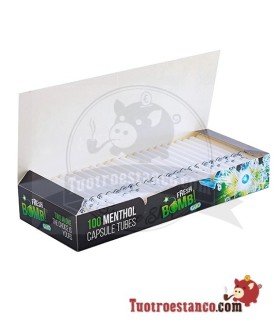 Tubos Fresh Bomb! Mint - 1 caixa de 100 tubos