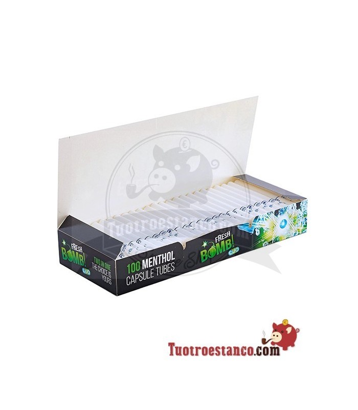 Tubes fresh bomb! Mint - 1 box of 100 tubes