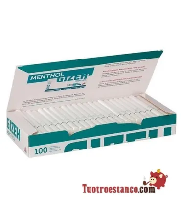 Tubes mentholés Giza - 1 boîte de 100 tubes