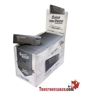 Papier Rizla 70mm + Argent classique - 100 brochures