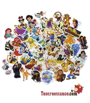 Disney Stickers pakket 10 keer